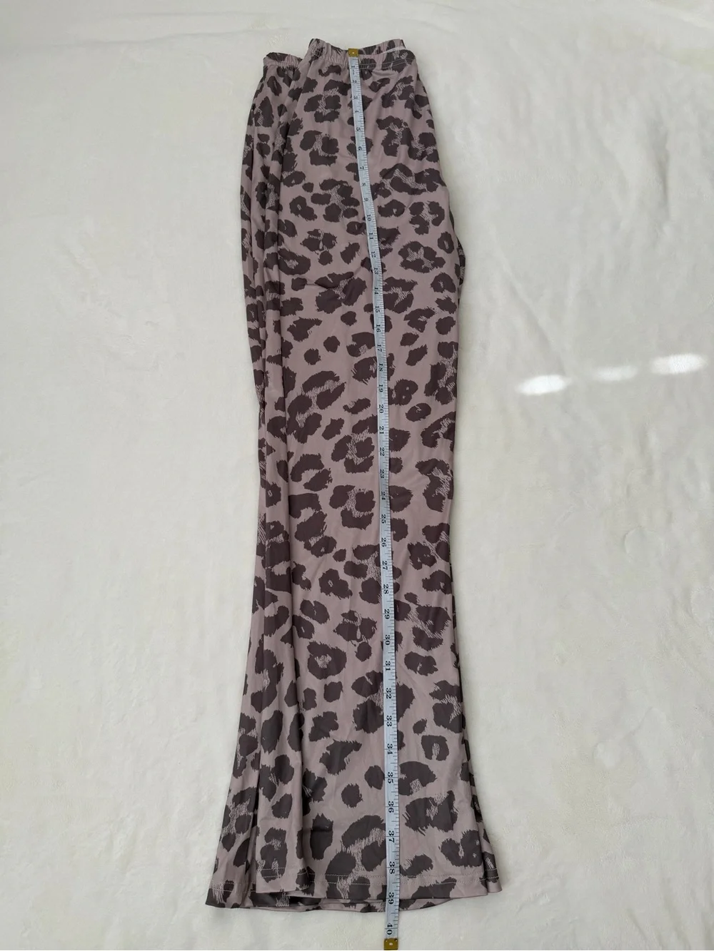 Body by Raven Leopard Print Activewear Set Medium Zip Hoodie Flare